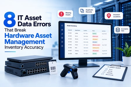 8 IT Asset Data Errors That Kill Hardware Asset Management Inventory Accuracy