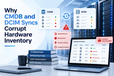 Why CMDB and DCIM Syncs Corrupt Hardware Inventory