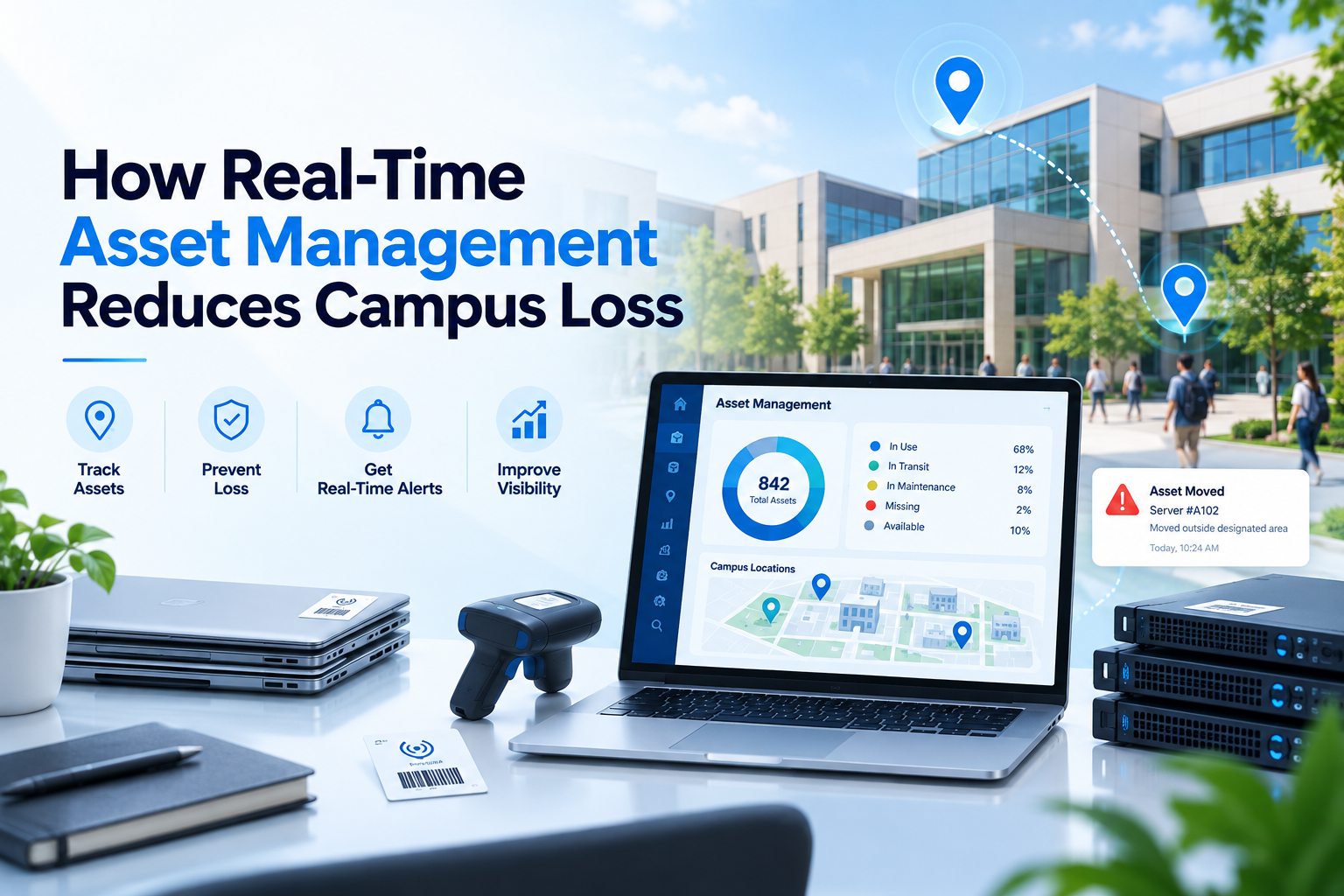 How Real-Time Asset Management Reduces Campus Loss