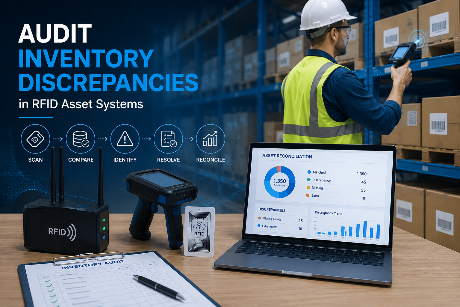 How to Audit Inventory Discrepancies in RFID Asset Systems